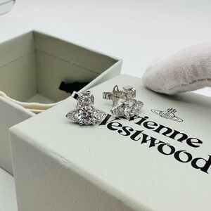 Vivienne Westwood Diamond Stud Earrings